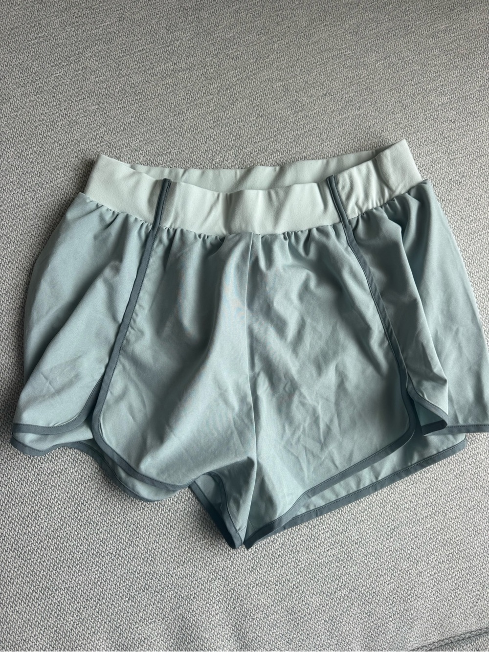 For Love & Lemons Aqua Athletic Shorts